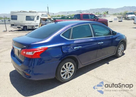 2018 Nissan Sentra Sv из США, поврежденный, VIN 3N1AB7AP0JL625640